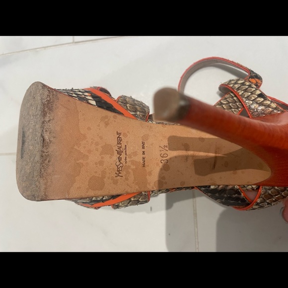 YSL snake skin high heels authentic - Picture 6 of 7